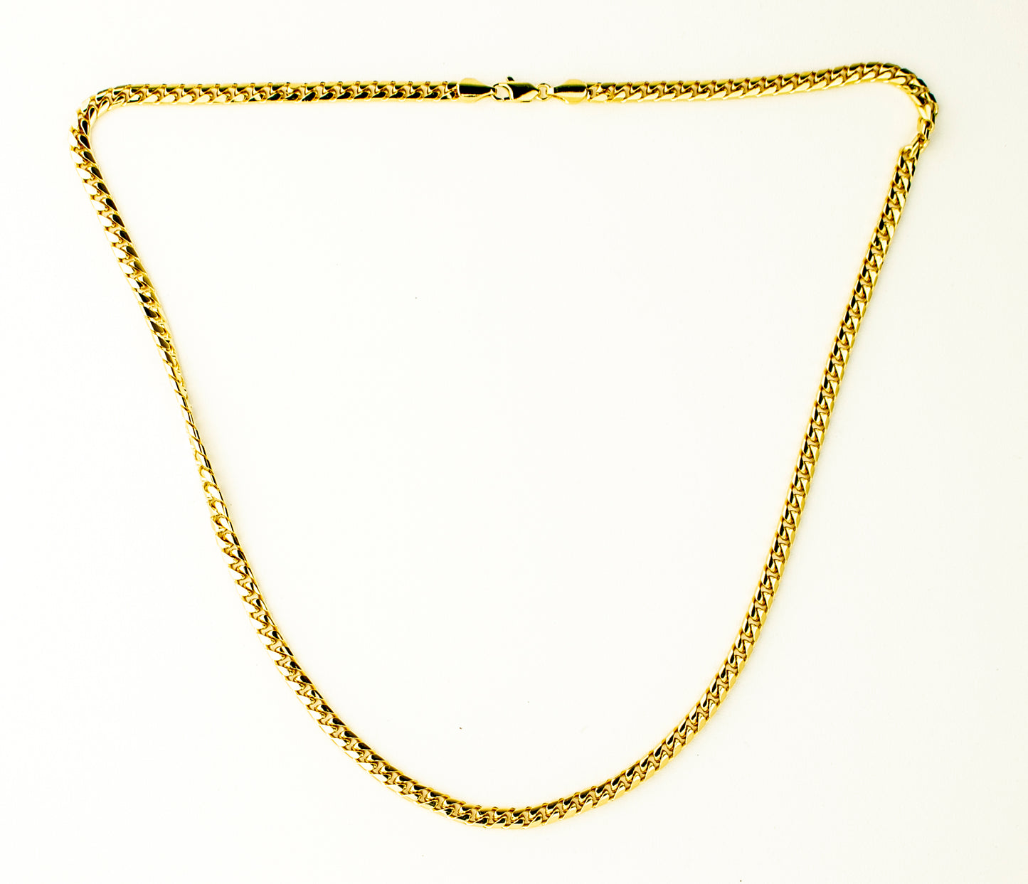 CUBAN LINK CHAIN GOLD FILLED 3MM (CAD-C-07)