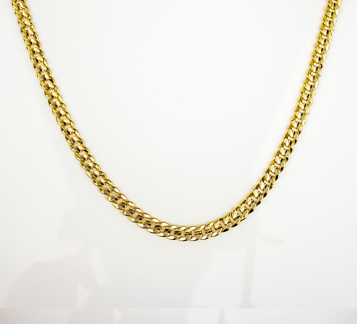 CUBAN LINK CHAIN GOLD FILLED 6MM (CAD-C-12)