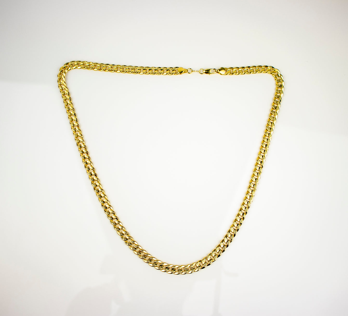 CUBAN LINK CHAIN GOLD FILLED 6MM (CAD-C-12)
