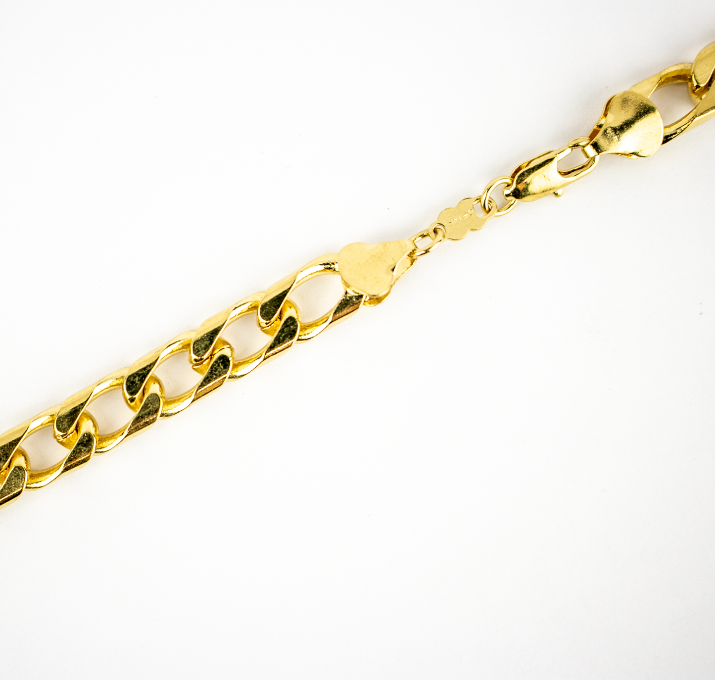 CUBAN LINK CHAIN GOLD FILLED 6MM. (CAD-C-14)