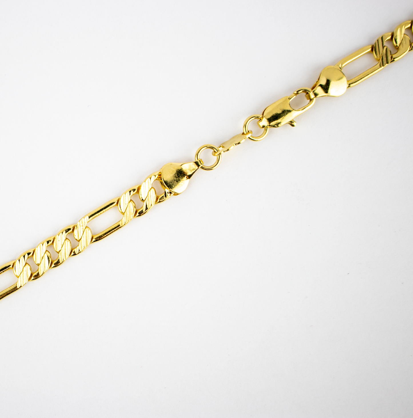 FIGARO LINK CHAIN GOLD FILLED 4MM (CAD-F-15-01)