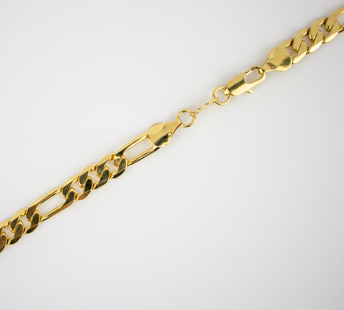 FIGARO LINK CHAIN GOLD FILLED 4MM (CAD-F-15)