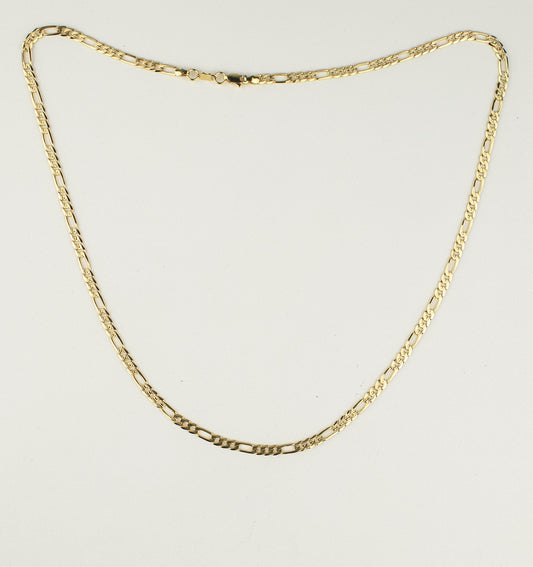 FIGARO LINK CHAIN GOLD FILLED 2MM. (CAD-F-4-01)