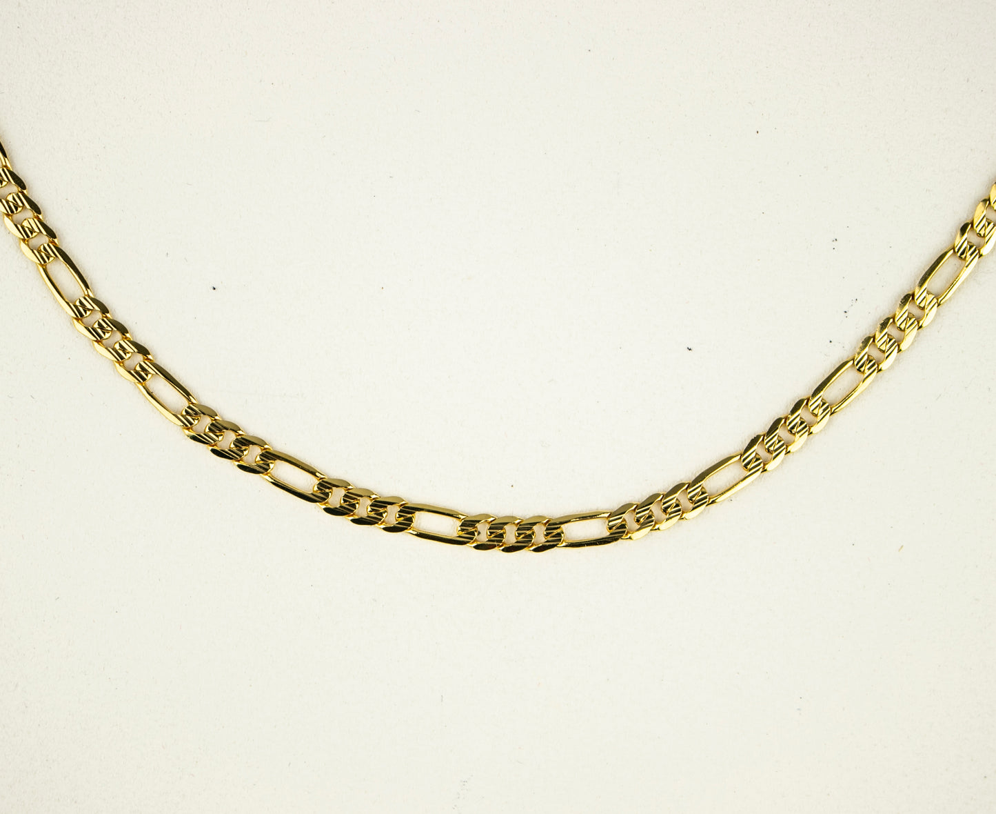 FIGARO LINK CHAIN GOLD FILLED 2MM. (CAD-F-4-01)