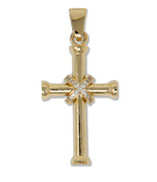 cross with Cubic Zirconia