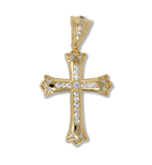 CROSS WITH CUBIC ZIRCONIA