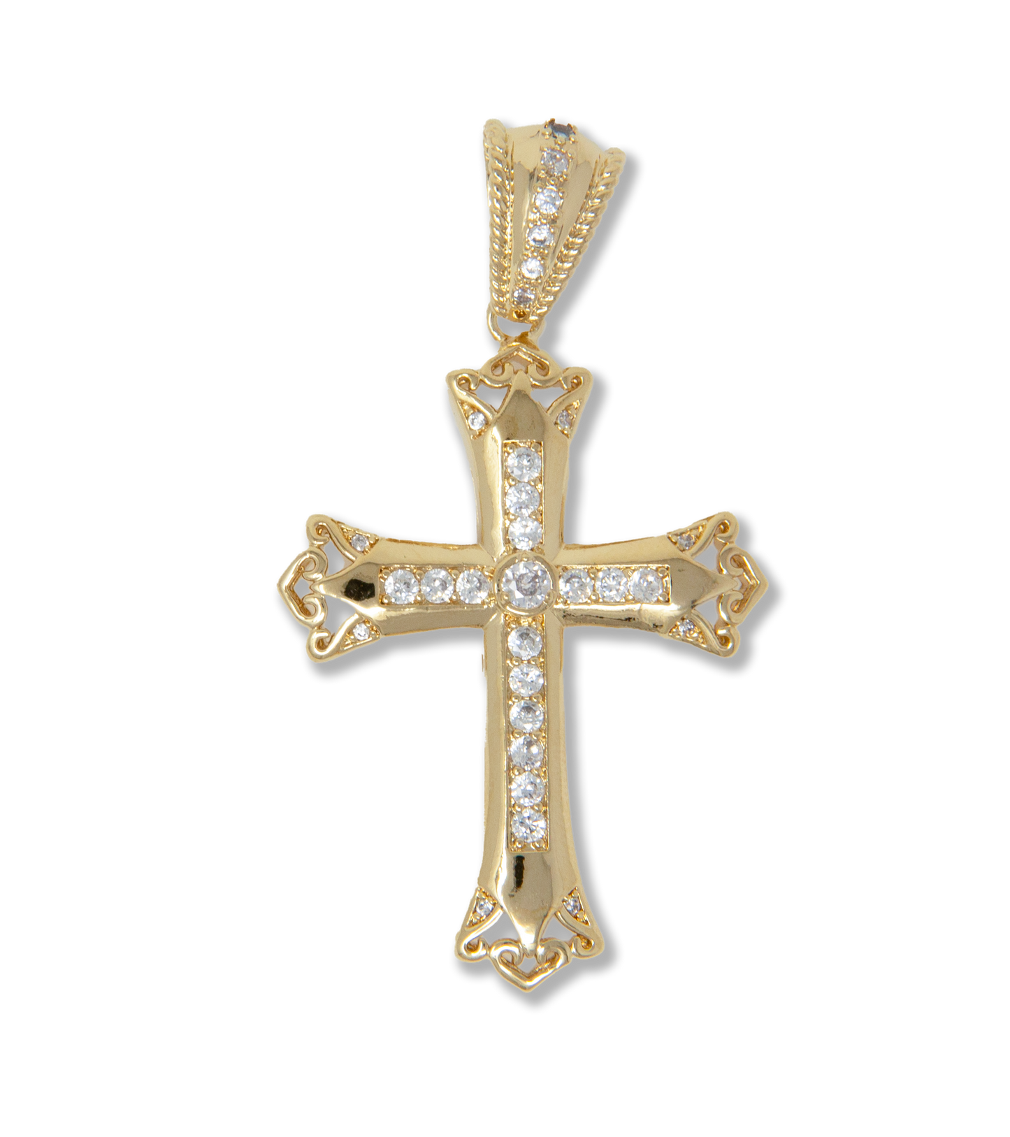CROSS WITH CUBIC ZIRCONIA