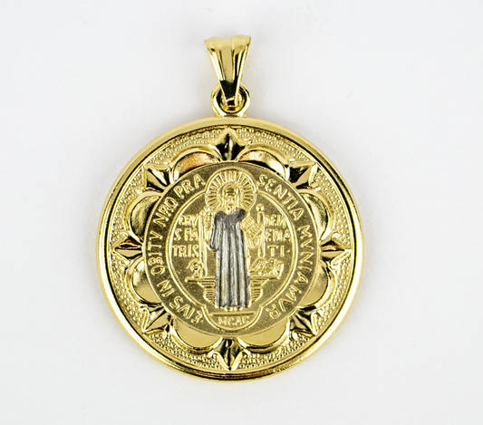 MEDAL SAN BENITO TWO COLORS 1 1/2" (R-4)