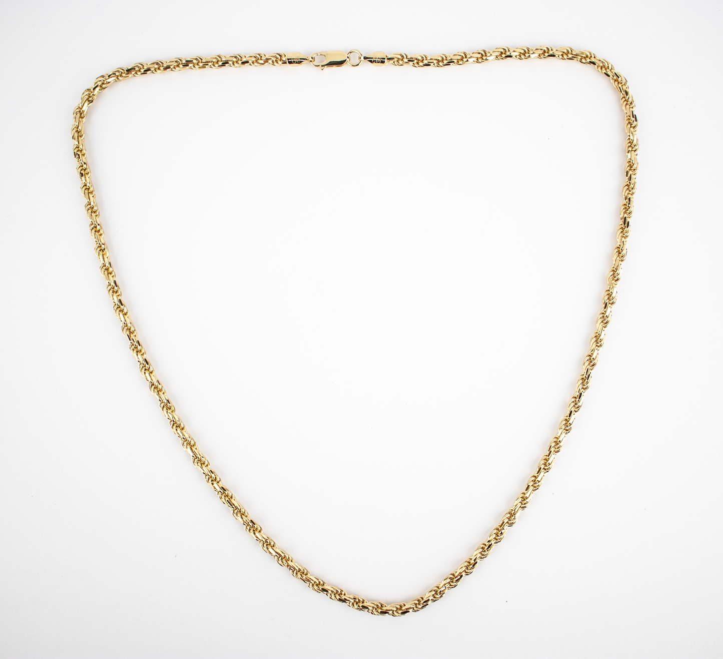 DIAMOND CUT-ROPE CHAIN 24"/2mm (R-130)