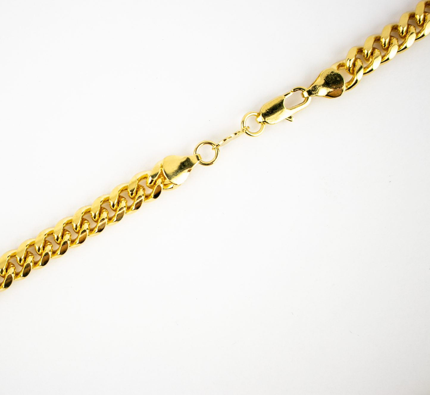 CUBAN LINK CHAIN GOLD FILLED 4MM (CAD-C-09)