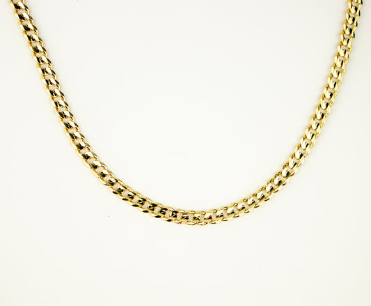 CUBAN LINK CHAIN GOLD FILLED 5MM. (CAD-C-10)