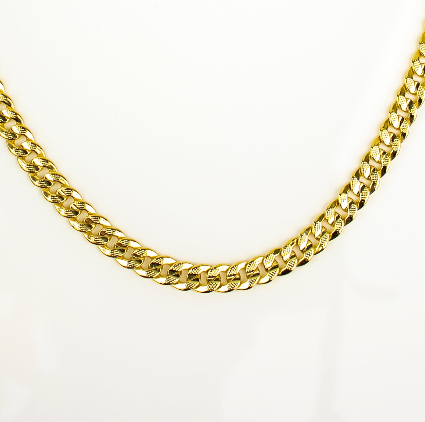 CUBAN LINK CHAIN GOLD FILLED 6MM (CAD-C-12)